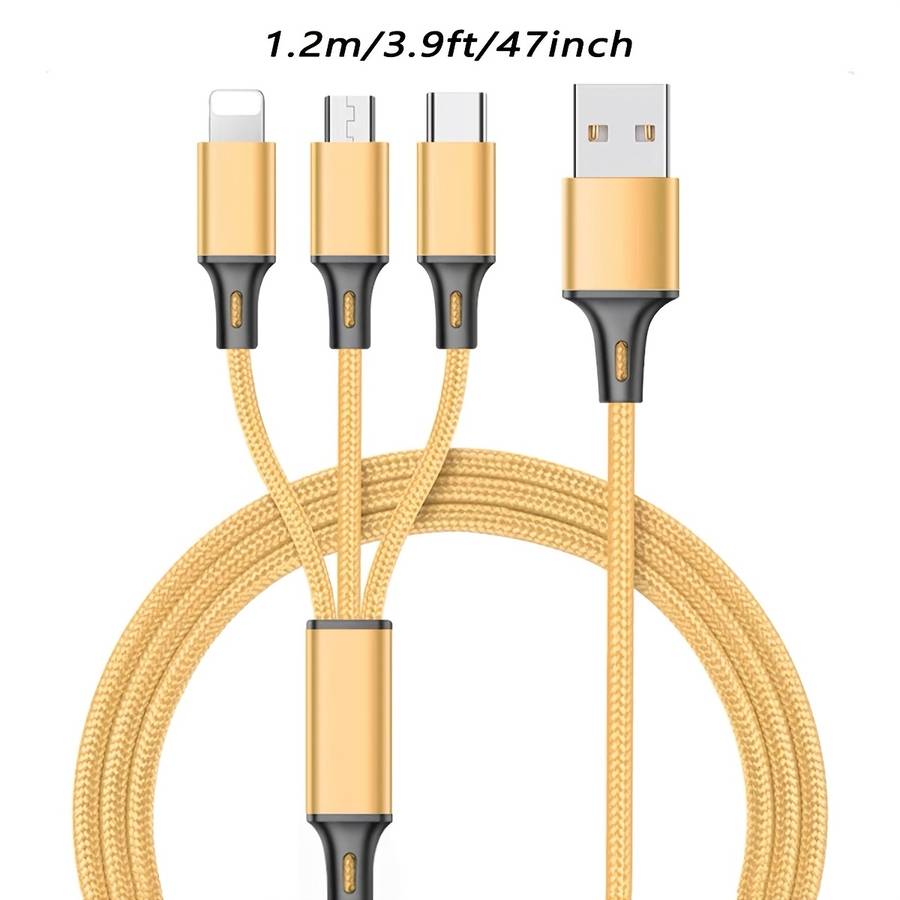 1 Pack Multi USB Charger Cable 1.2m