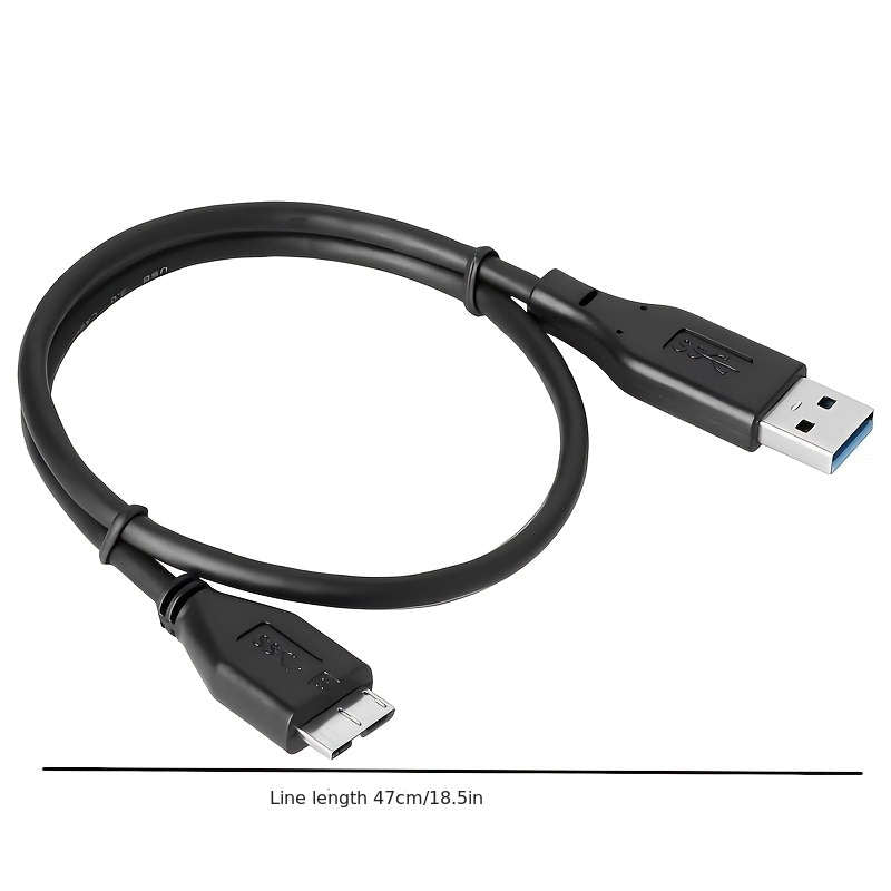 1pc High-Speed USB 3.0 Data Transfer Cable for Mobile Hard Drives