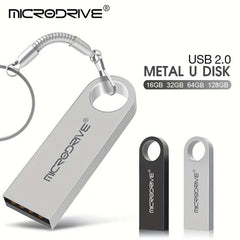 1pc High-Speed USB 2.0 Flash Drive 64GB Storage Options Portable USB Memory Stick with Key Ring
