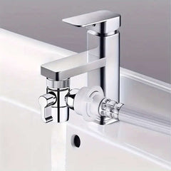 Household Faucet With External Diverter One To Two Conversion Joint