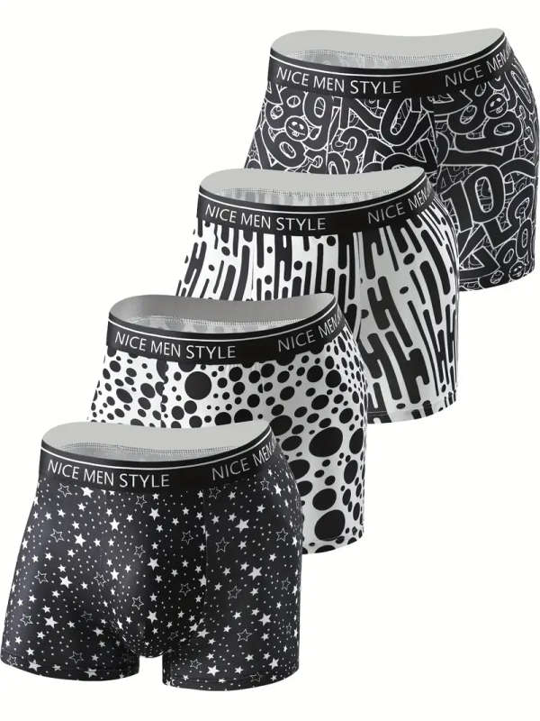 4pcs Men's Boxer Briefs Size XXL
