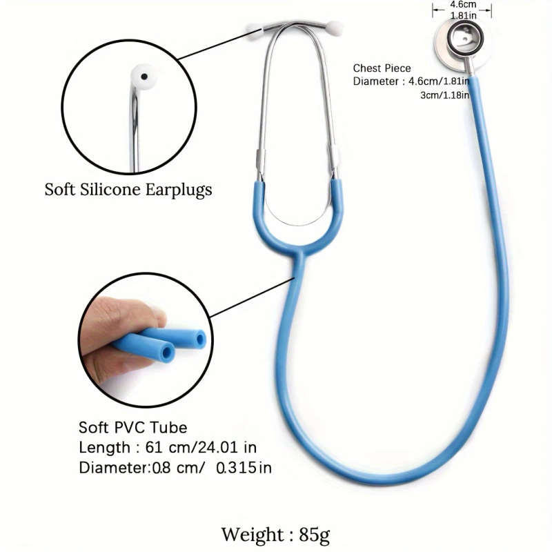 1pc Portable Dual Head Stethoscope