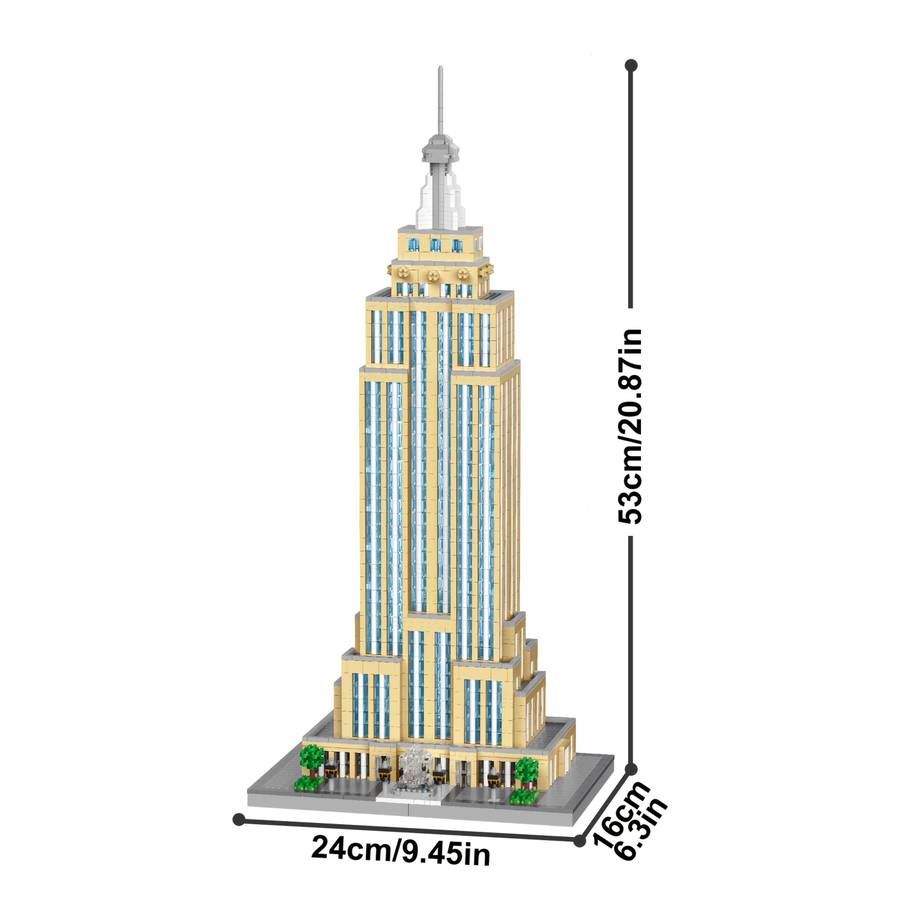 4669Pcs Building Toy Architectural Model Toy Set Items Empire State Building 4669Pcs