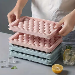 33-Cavity Round Silicone Ice Cube Tray Food Grade Perfect for Making Clear Ice Balls Spher