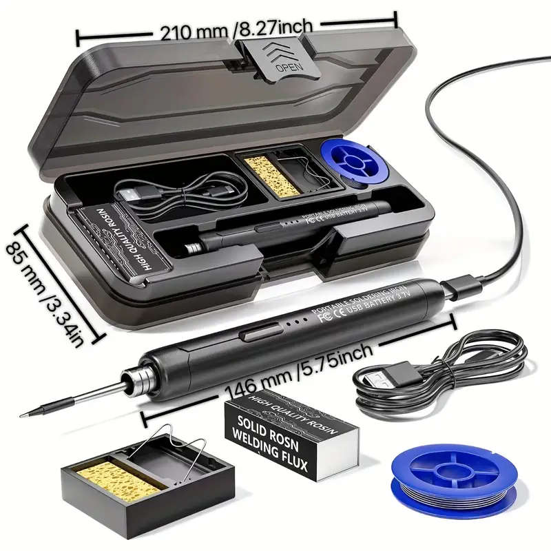 USB Cordless Soldering Iron 3 Heat Settings