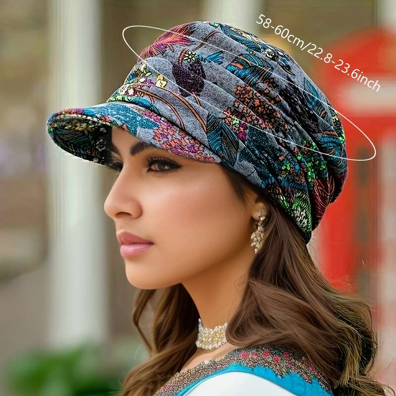 1pc Women's Lightweight Newsboy Cap