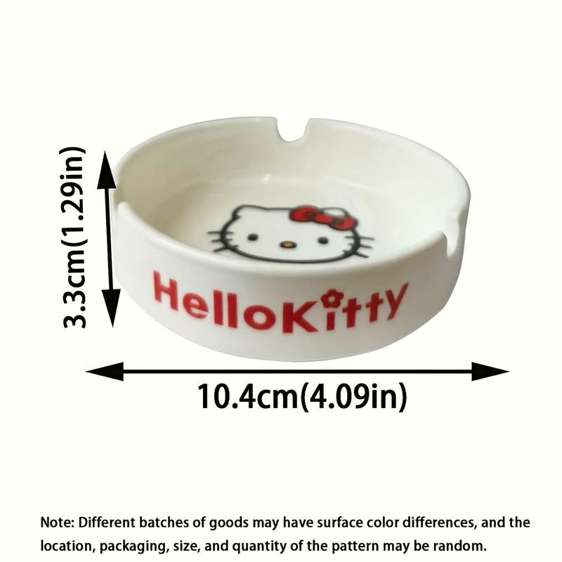 1pc Sanrio Hello Kitty Ceramic Ashtray