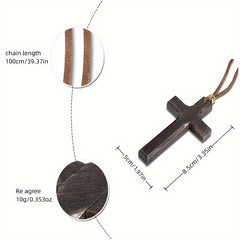 1 Piece A Brown Jesus Theme Pendant