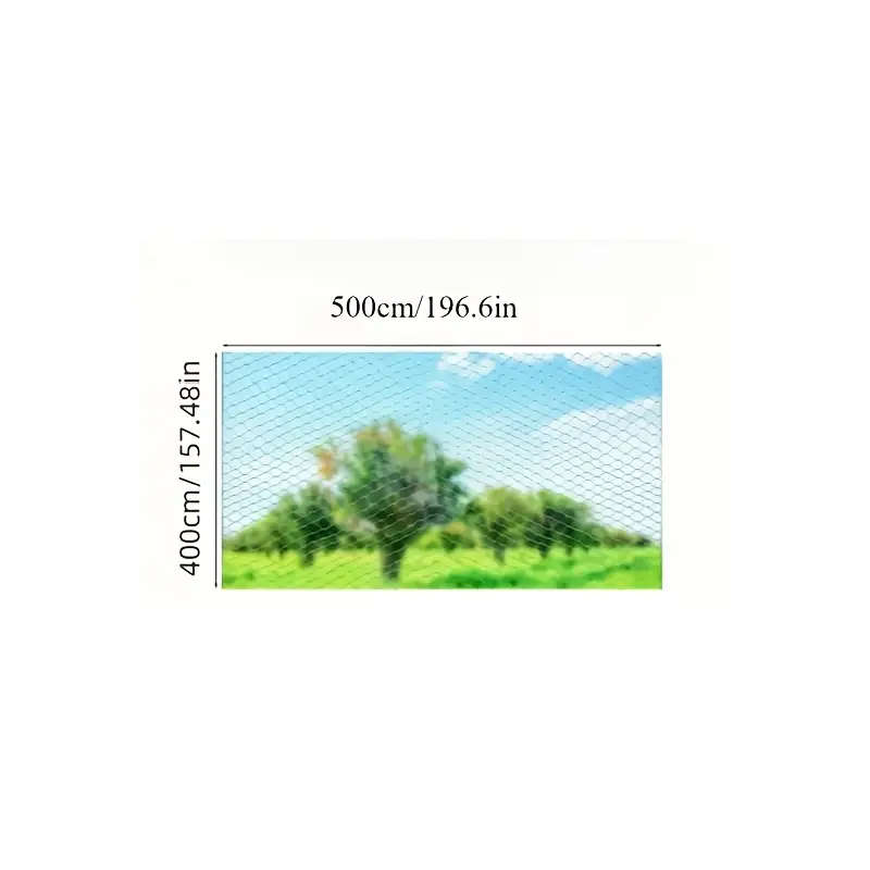 1pc 4x5m Sunblock Mesh Sunshade Sail PE Material UV Resistant Greenhouse Shade Cloth Net