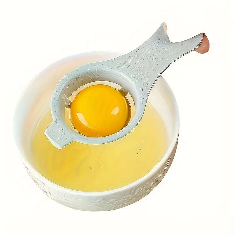 1pc Sustainable Wheat Straw Egg Separator Easy Yolk