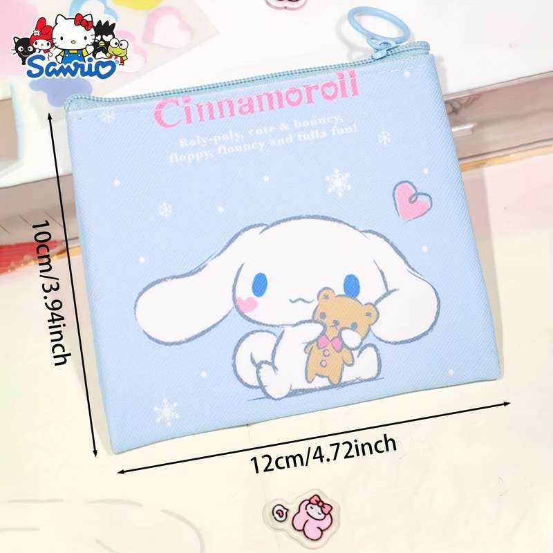 1pc Sanrio Hello Kitty Kuromi Melody Coin Purse Cute Coin Bag