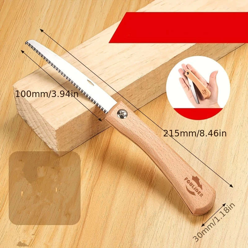 1pc Portable SK5 Carbon Steel Folding Hand Saw