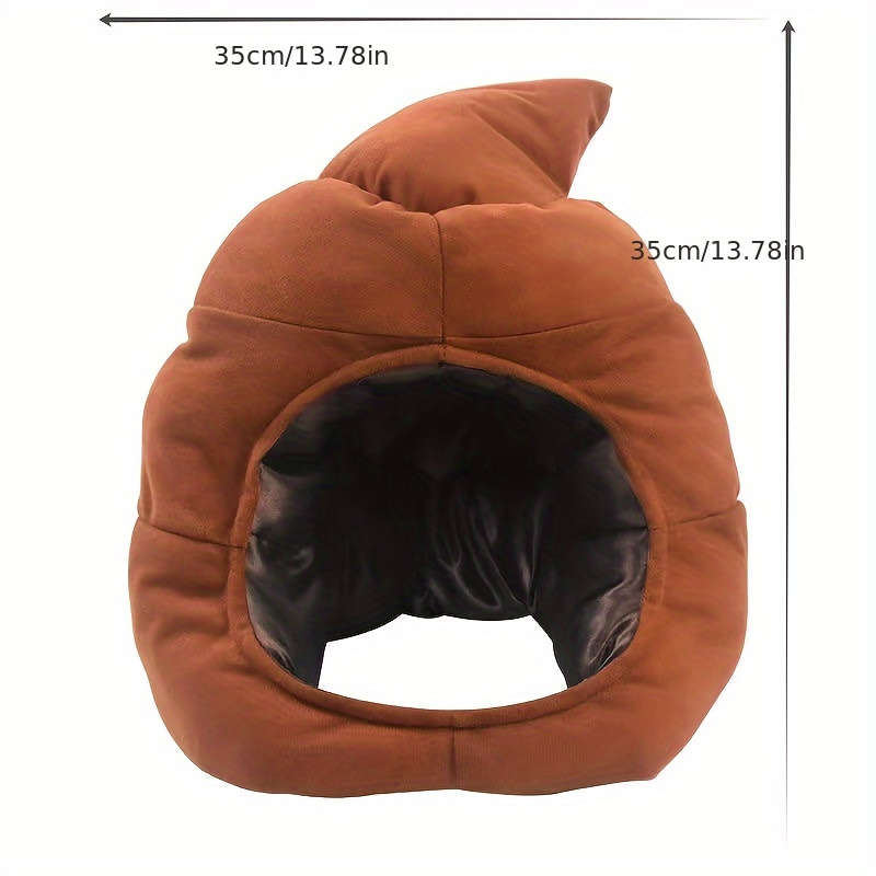 1pc Funny Head Cover Hat Cartoon Cute Warm Sand Sculpture Big Hat