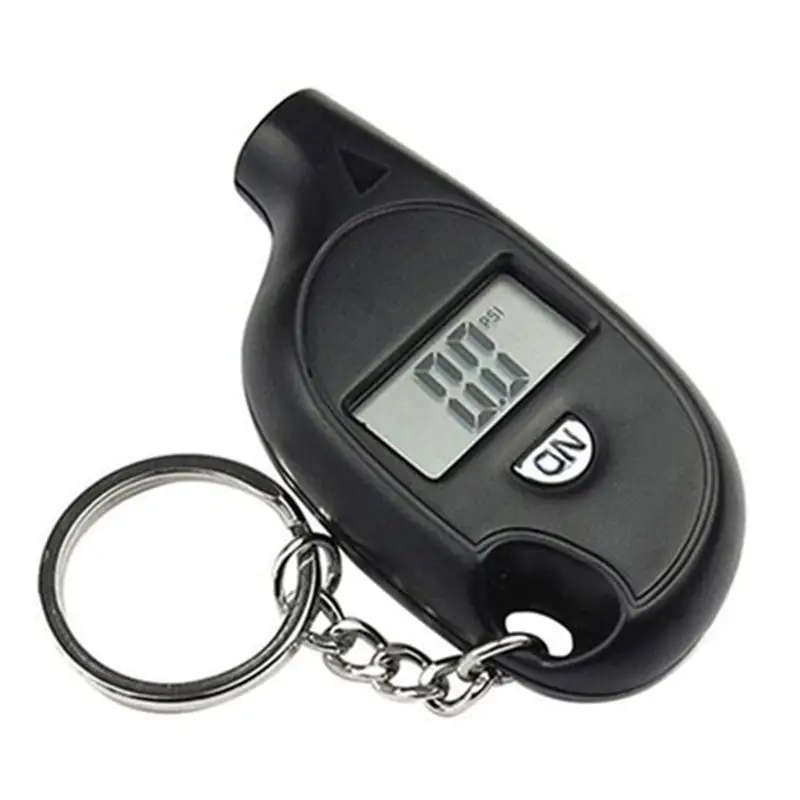 Digital Tire Pressure Gauge with LCD Display Keychain Compatible High Precision Car