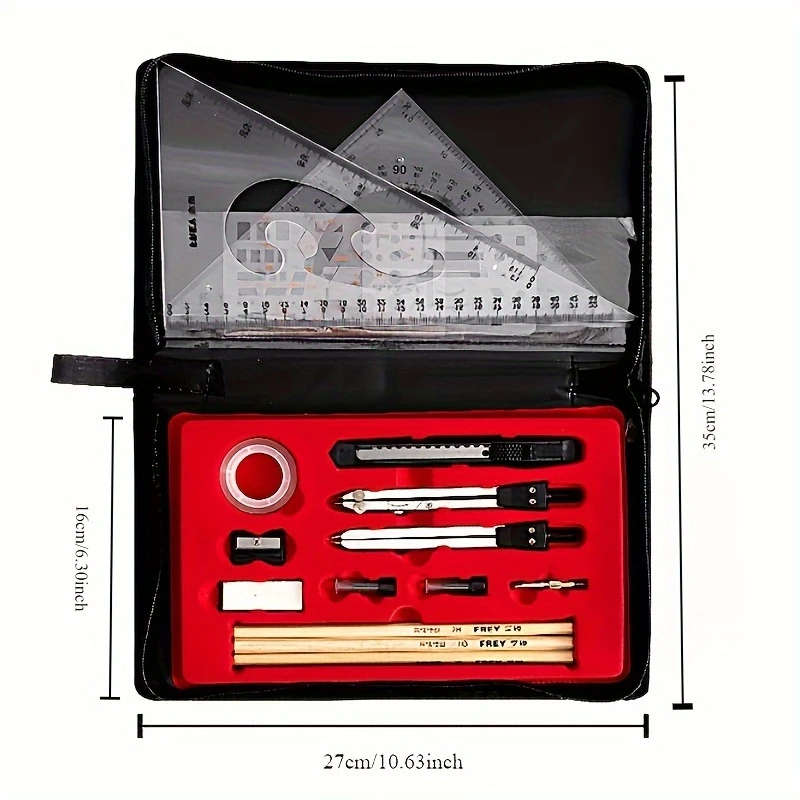 1 Set of Professional Drawing And Drafting Tools
