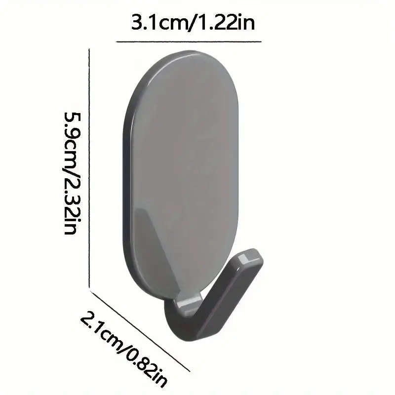 5pcs Wall-Mounted Towel Hook