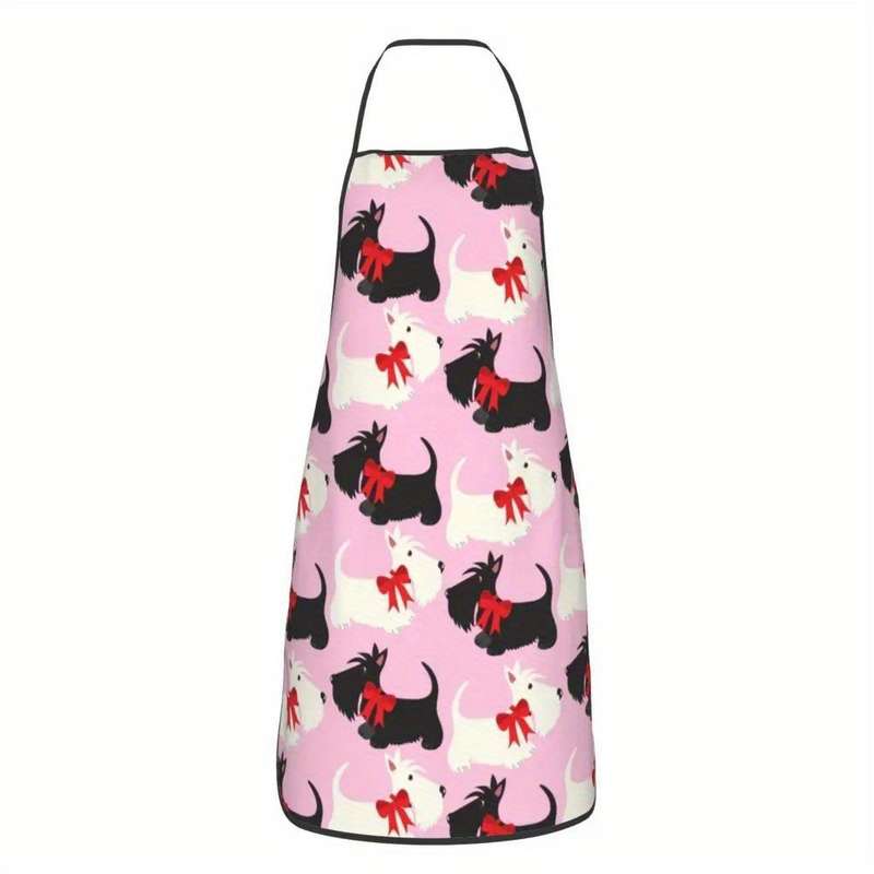 1pc Funny Cute Scotties Dog Bib Apron