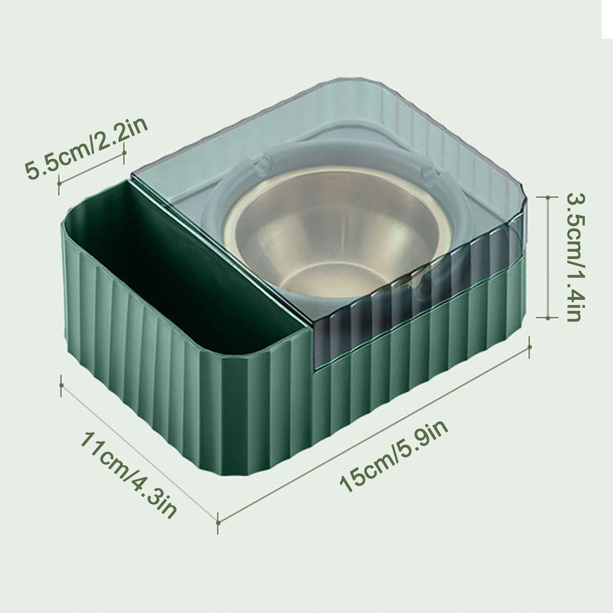 1pc Ashtray Stainless Steel Ashtray Slot