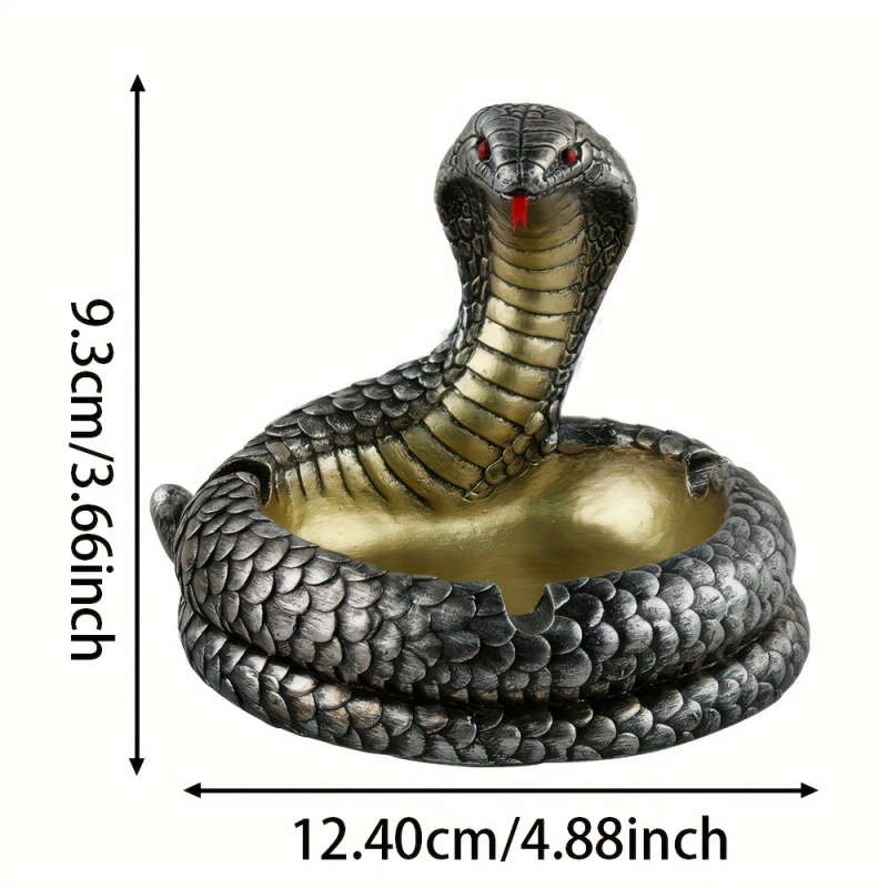 1pc Classic Resin Cobra Ashtray