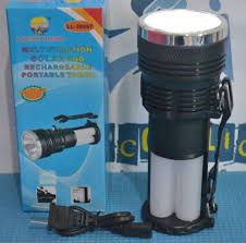 MULTIFUNCTION SOLAR & RECHARGEABLE PORTABLE LAMP