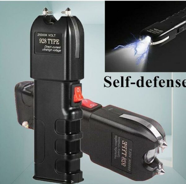 FA-928 Self-Defense Tazer Stun Gun With Flashlight