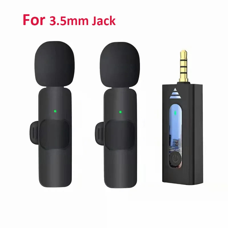 Wireless Lavalier Microphone for Recording YouTube, Facebook, TikTok,Vlog