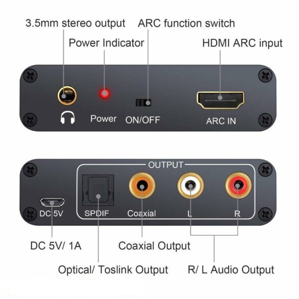 XF0098 ARC Audio Extractor HDMI Adapter