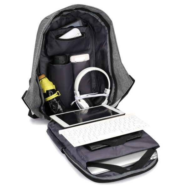 Anti-theft Backpack For Travel School Work With Built-in USB Interface