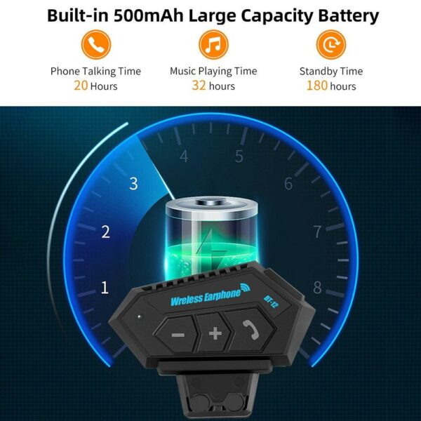 JG139 Motorcycle Bluetooth Helmet Wireless Earphones