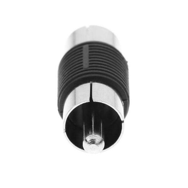 100 pcs RCA Male to Male AV Audio Video Plug Jack Extension Cable Connectors
