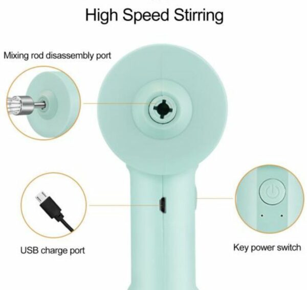 1831302 USB Rechargeable Handheld Mixer