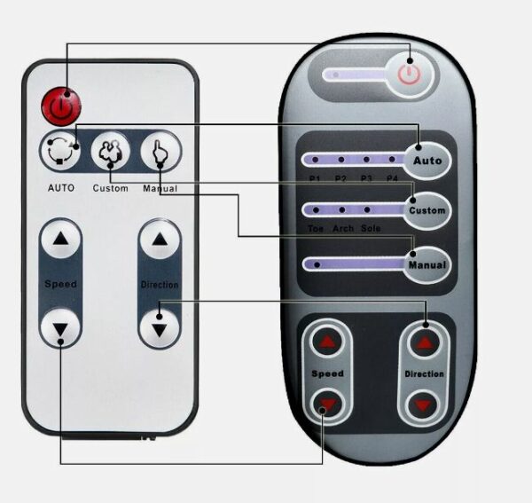 183620 Foot And Calf Massage With Remote Control