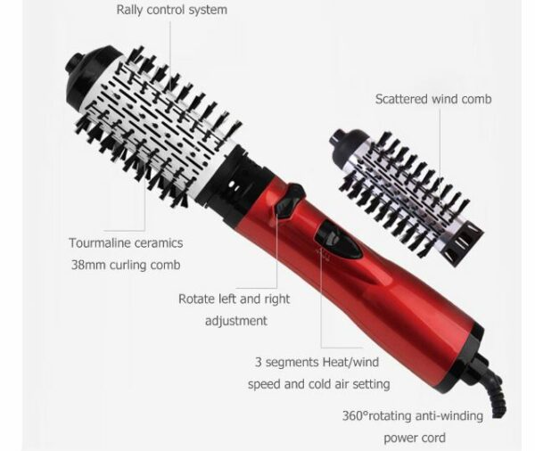 Aerbes AB-J265 Curling Hair Brush 2 In 1