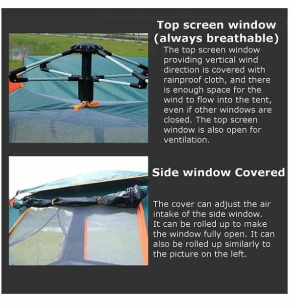 1831241 Four Sleeper Four Corner Tent