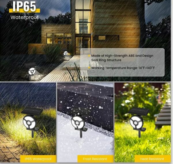 FA-1905B Solar Powered Sensor Motion COB Light