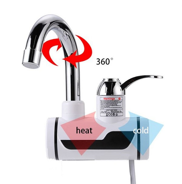 JG020 Side Water Inlet Heated Faucet With Shower