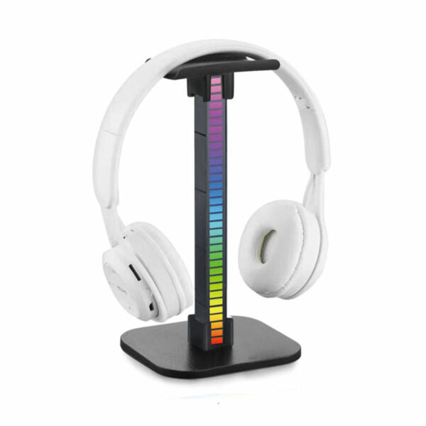 XF0798 RGB Gaming Headphone Stand With Pickup Rhythm Light T-12