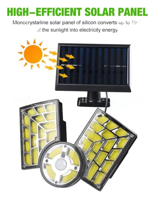 16COB Solar Induction Adjustable Street Light with Remote Control