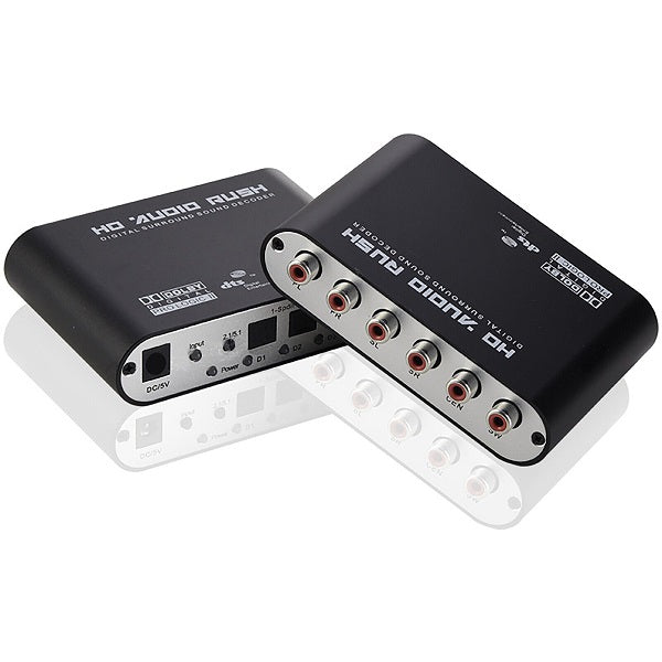 XF0102 HD Audio Rush, Digital Sound Decoder Converter 5.1 Channel