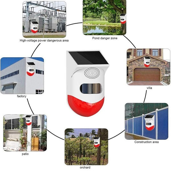 CT80 PIR Solar Alarm With Motion Sensor