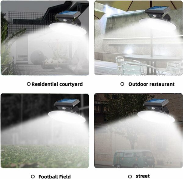 FA-028 LED Induction Solar Motion Sensor Camping Light With Remote Control