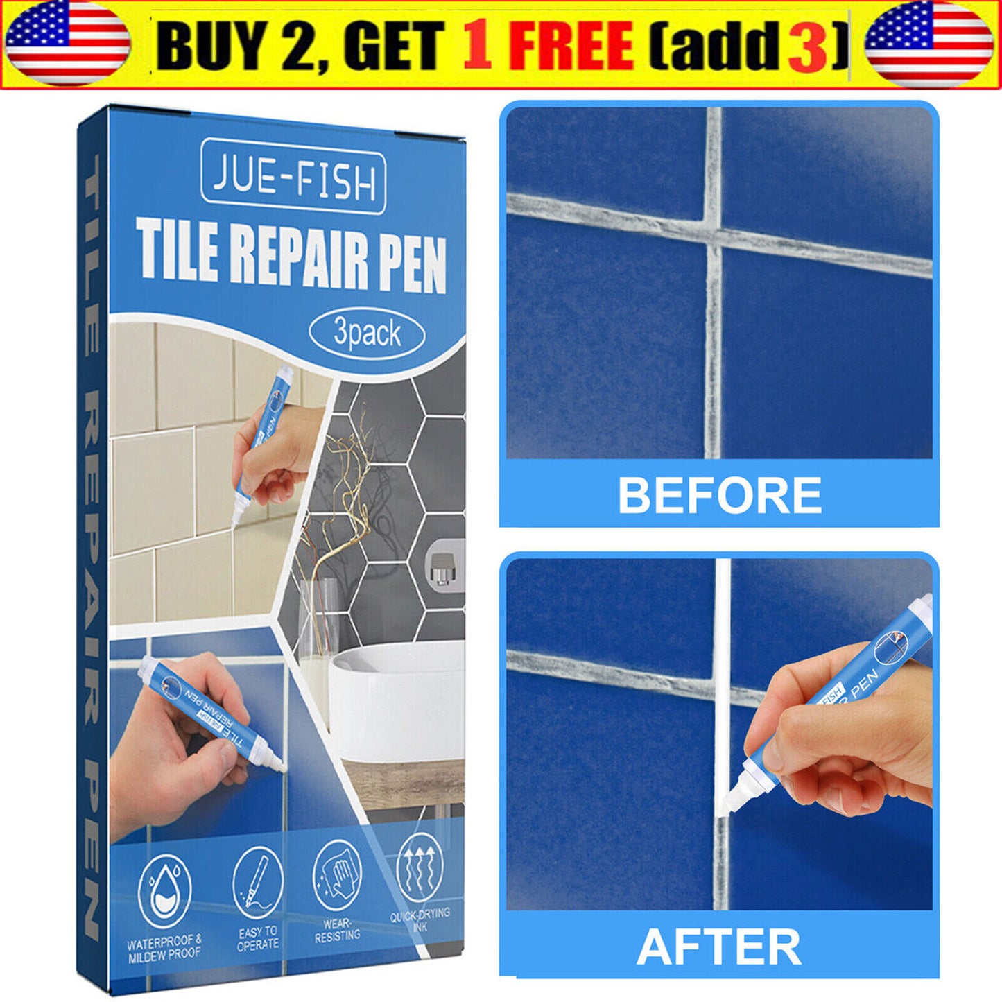 TILE REPAIR PEN