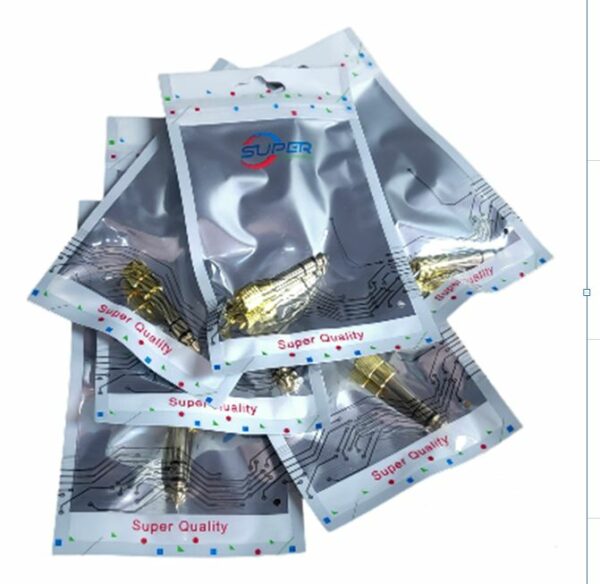 6.5mm Male to 3.5mm Female Audio Adapter Pack Of 100