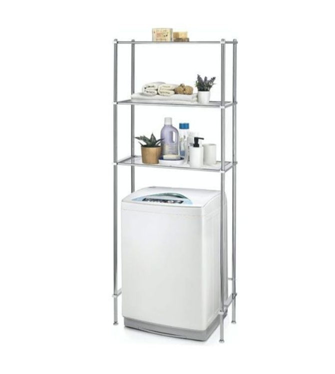 XF0871 Three Tier Bathroom Over Toilet Shelf Organizer