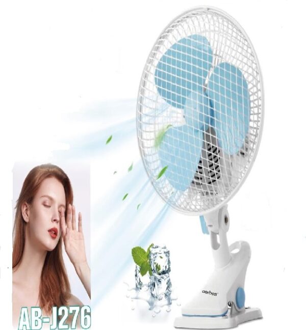 Aerbes AB-J276 Electric Clip/Wall Or Table Fan 3 Blade