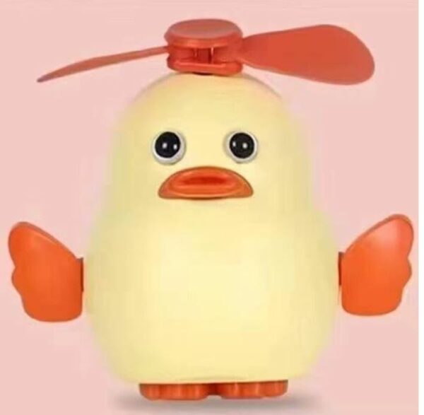 PM-017 ute Mini Rechargeable Duck Fan With Lanyard