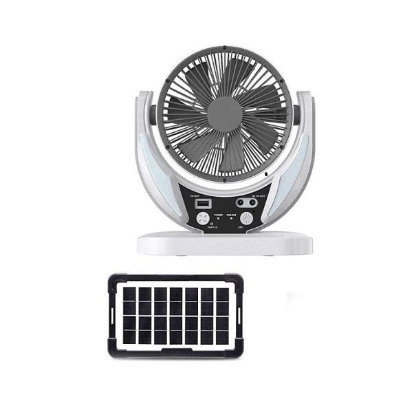 GDTimes GD8025 6″ Solar Powered Fan With LED Lamp