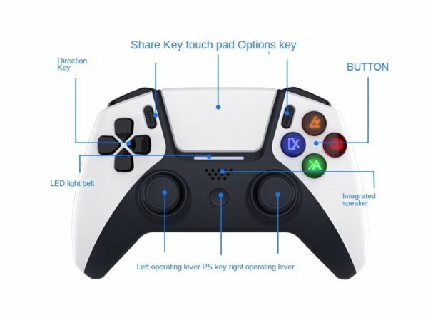 Aerbes AB-X018 Bluetooth Wireless Game Controller For IOSAndroid,PS3 And PS4