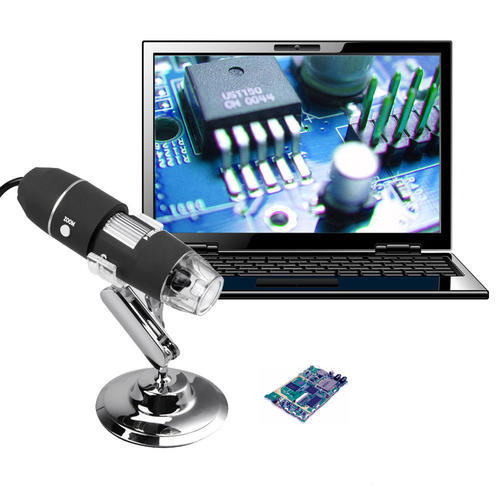 500X 8 LED USB Digital Microscope Endoscope Zoom Camera Magnifier + Stand