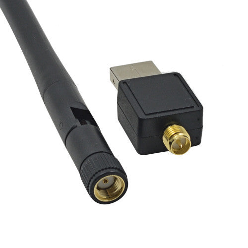 Mini USB WiFi Wireless Adapter Network LAN Card 802.11n/g/b 150Mbps With Antenna
